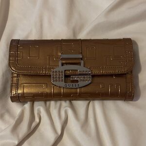 Guess Shiny Bronze Wallet